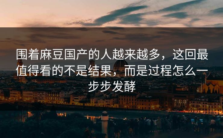 围着麻豆国产的人越来越多，这回最值得看的不是结果，而是过程怎么一步步发酵  第1张